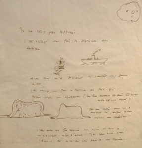 exposition rencontre petit prince Saint Exupéry croquis dessin manuscrit original Morgan Library Museum New York